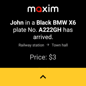 maxim — order a taxi & food (Wear OS) 3.16.7h screenshot 8