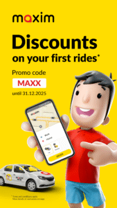 maxim — order a taxi & food (Wear OS) 3.16.8a screenshot 1