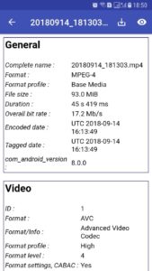 MediaInfo 25.04 screenshot 1