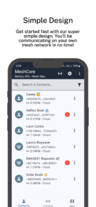MeshCore 1.15.0 screenshot 1