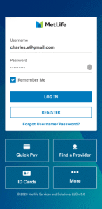 MetLife US App 3.0.48 screenshot 1