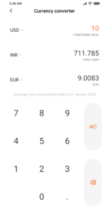 Mi Calculator 15.3.15 screenshot 5