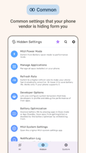 Settings: All Quick Access 1.6.8 screenshot 1