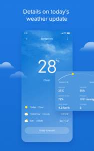 Weather - By Xiaomi G-17.0.3.20-HD (arm64-v8a) (nodpi) (Android 4.0.30 screenshot 1