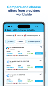 MobiMatter: eSIM Marketplace 10.17.0 screenshot 3
