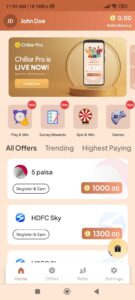 Money Earning App- Chillar 1.64-prod-release screenshot 1