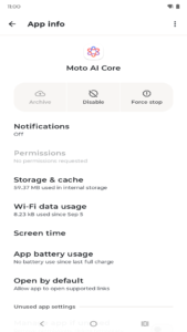 Moto AI Core 1.1.61.4 screenshot 2