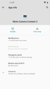 Moto Camera Content 3 2.0.22 screenshot 1