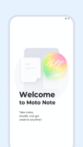 Moto Note 35.00.02.33.1 screenshot 1