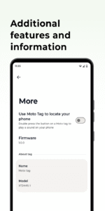 Moto Tag 01.00.073.10-Release screenshot 5