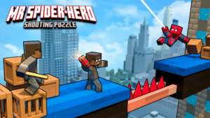 Mr Spider Hero Shooting Puzzle 2.5.1 screenshot 1