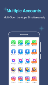 Multiple Accounts: Dual Space 5.2.2 screenshot 1