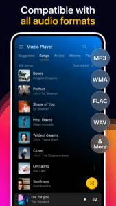 Muzio I Music Player & MP3 App v7.0.7 (arm64-v8a + arm-v7a) (nodpi) (Android 7.5.2 screenshot 2