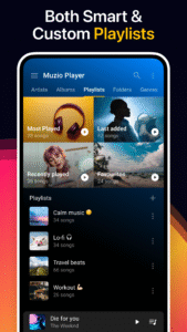 Muzio I Music Player & MP3 App v7.0.7 (arm64-v8a + arm-v7a) (nodpi) (Android 7.5.2 screenshot 4