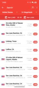 My Earthquake Alerts - Map 5.12.12 screenshot 2
