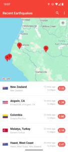 My Earthquake Alerts - Map 5.12.12 screenshot 3