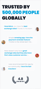 NALA Send Money Globally 1.1.292 screenshot 4