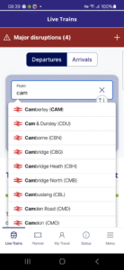 National Rail screenshot 1