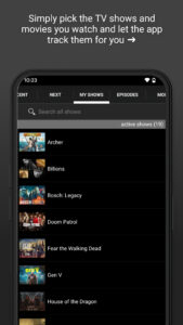 Next Episode - Track TV Shows 4.6.7 screenshot 1