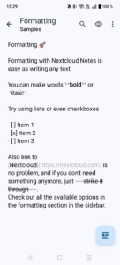 Nextcloud Notes (f-droid version) 4.4.0 screenshot 3