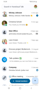 Nextcloud Talk 21.1.0 screenshot 1