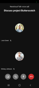 Nextcloud Talk 21.1.0 screenshot 3