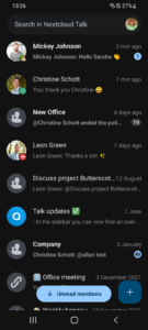 Nextcloud Talk 21.1.0 screenshot 7