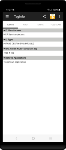 NFC TagInfo by NXP 6.1.0 screenshot 5
