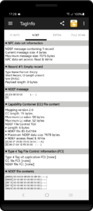 NFC TagInfo by NXP 6.1.0 screenshot 6