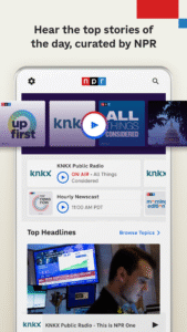 NPR: National & Local News 4.10.0 screenshot 1