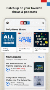 NPR: National & Local News 4.10.0 screenshot 3