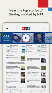 NPR: National & Local News 4.10.0 screenshot 7