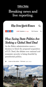 NYTimes: US and Global News 11.30.0 screenshot 2