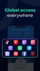 Octohide VPN: Fast & Private v2.222 (120-640dpi) (Android screenshot 3