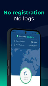 Octohide VPN: Fast & Private v2.222 (120-640dpi) (Android screenshot 5