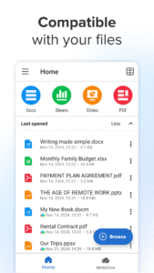 MobiOffice: Word, Sheets, PDF 15.5.56413 screenshot 7