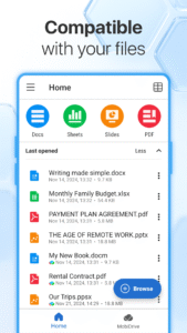 MobiOffice: Word, Sheets, PDF 15.4.56012 screenshot 7