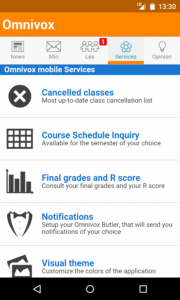 Omnivox Mobile 3.2.0 screenshot 4