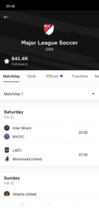 OneFootball Live Soccer scores 15.66.0 screenshot 3