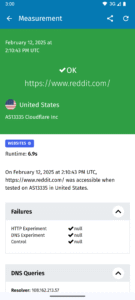 OONI Probe 5.1.0 screenshot 3
