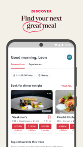 OpenTable 18.22.0 screenshot 2