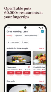 OpenTable 18.15.0 screenshot 1