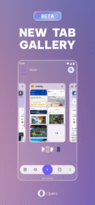 Opera browser beta with AI 90.0.4751.84357 screenshot 1