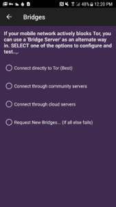 Orbot: Tor for Android screenshot 2