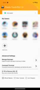 Panda Touch Pro 8.1 screenshot 1