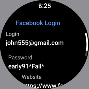 Password Manager SafeInCloud 2 (Wear OS) 25.2.11 screenshot 18