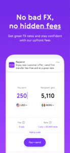 Paysend: Simple Money Transfer 4.8.19 screenshot 3