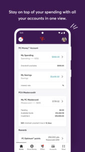PC Financial Mobile 4.39.0 screenshot 2