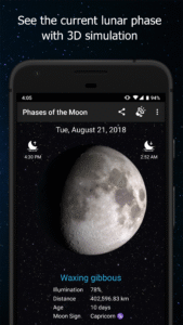 Phases of the Moon 7.7.0 screenshot 1
