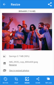 Photo & Picture Resizer 1.0.360 screenshot 5